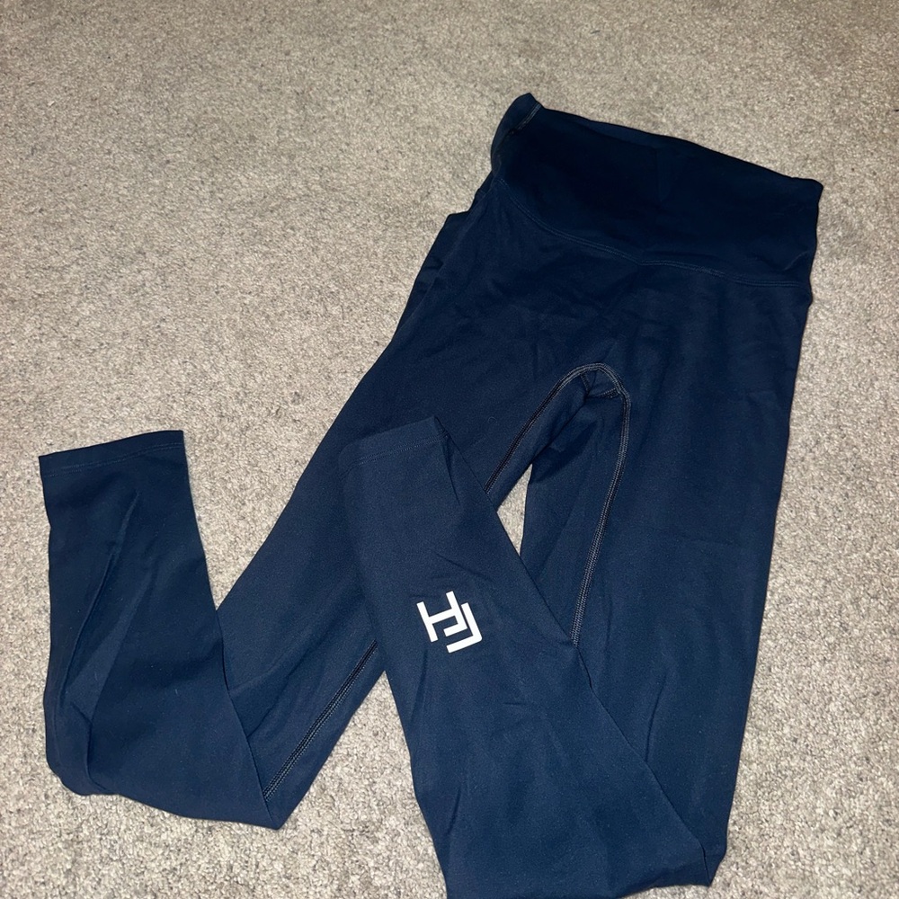 First Health Navy Blue Leggings - fits like XS